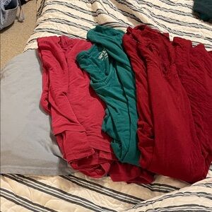 Torrid Short Sleeve Tees - Red, green, pink, and blue